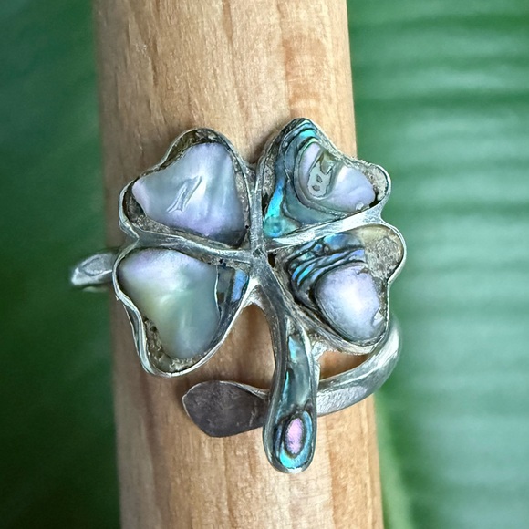 925 Vintage Taxco Mexico Ring - Picture 2 of 11